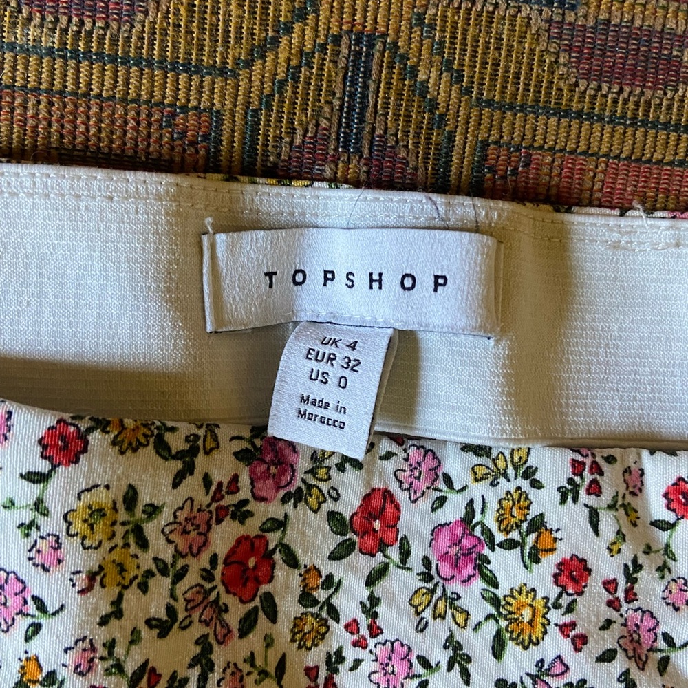 TOPSHOP fitted skirt